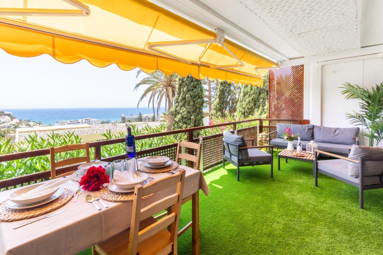 Increible Terraza Con Vistas Al Mar En San Agustin Apartment Exterior photo